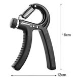  10-40kg Phòng tập thể dục rèn luyện ngón tay cầm nắm hình chữ R có thể điều chỉnh (Màu cam đen (Túi nhựa)) 