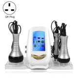  Thiết bị nổ chất béo siêu âm 3 trong 1 40K Thiết bị làm đẹp bằng tần số vô tuyến Tay cầm bằng kim loại (Phích cắm của Vương quốc Anh) 