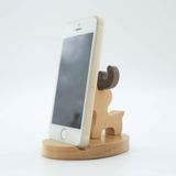  Giá đỡ điện thoại di động bằng gỗ Beech Giá đỡ điện thoại di động lười biếng, Phong cách: Con hươu nhỏ có gạc 