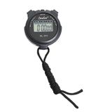  XINLOO XL-011 Hiển thị Đồng hồ bấm giờ bộ nhớ đơn Chạy bộ hẹn giờ điện tử luyện tập thể dục (Đen) 