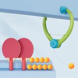  1 cặp vợt gỗ + 9 quả bóng + dây 1,5m ADKING Huấn luyện viên bóng bàn treo 