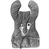  Bảo vệ vai sưởi ấm Bảo vệ cổ Bảo vệ điện Khăn choàng sưởi ấm Chăn điện US Plug (Xám đậm) 