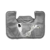  Khăn choàng giữ nhiệt bằng điện trên lưng và cổ phích cắm của Vương quốc Anh (Xám đậm) 