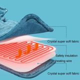  Khăn choàng giữ nhiệt bằng điện trên lưng và cổ phích cắm của Vương quốc Anh (Xám đậm) 