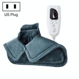  Khăn choàng giữ nhiệt bằng điện trên lưng và cổ phích cắm của Mỹ (Xám đậm) 