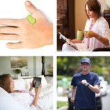  Máy mát xa huyệt 2 PCS Tiger Gripper Hukou (Xanh lục) 