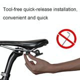  Rhinowalk X20516 1.2L Ba chiều không cần dụng cụ Lắp đặt Túi đựng xe đạp không thấm nước (Đen) 