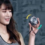  Từ tính Cổ tay Ball Gyro Training Thiết bị tập thể dục giải nén, Màu sắc: Tất cả màu đen 