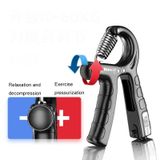  Máy tập thể dục Máy tập sức bền cánh tay Máy kéo tay nắm ngón tay Máy tập sức mạnh Nắp cao su-Màu cam 