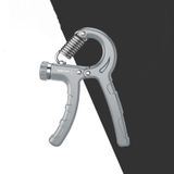  Máy tập thể dục Máy tập sức bền cánh tay Máy kéo tay nắm ngón tay Máy tập sức mạnh có thể điều chỉnh-Màu xám 