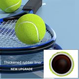  Vợt Tennis Huấn luyện viên Người mới bắt đầu Phục vụ Bộ Vợt Tennis Rebound Đôi (Vợtx2 + Basex1 + Tennisx3 + Cao su cầm tayx3) 