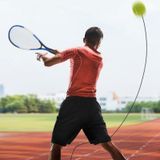  Vợt Tennis Huấn luyện viên Người mới bắt đầu Phục vụ Bộ Vợt Tennis Rebound Đôi (Vợtx2 + Basex1 + Tennisx3 + Cao su cầm tayx3) 