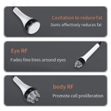  Beemyi 3 trong 1 Máy giảm béo cơ thể bằng sóng siêu âm 40K Thiết bị làm đẹp RF Thiết bị làm đẹp của Vương quốc Anh 