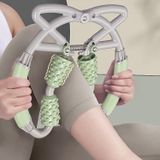  Ring Leg Massager Leg Roller To Beauty Leg (Green) 