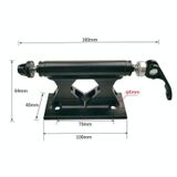  Giá đỡ hành lý cho xe đạp Phuộc trước Tháo nhanh Kẹp cố định, Màu sắc: RC02 Đen 