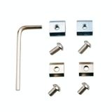  Giá đỡ hành lý cho xe đạp Phuộc trước Tháo nhanh Kẹp cố định, Màu sắc: RC02 Đen 