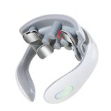  H88 Máy mát xa bốn đầu và vai Rung Máy nén nóng Dụng cụ vật lý trị liệu (Trắng) 