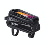  Xe đạp leo núi WILD MAN MS77 1.2L Vỏ cứng EVA Màn hình cảm ứng Túi chùm phía trước (Đen) 