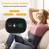  Sạc USB Đèn đỏ Sưởi ấm Mát xa Đai thắt lưng Đai thắt lưng làm ấm (Xám) 
