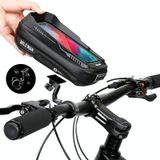  Xe đạp leo núi WILD MAN XT3S 0.6L Túi đựng màn hình cảm ứng điện thoại xoay 360 độ (Đen) 