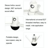  HY-001 40W Multifunctional Bluetooth RGB Colorful Three-Leaf Music Atmosphere Light, Size: L (Star) 