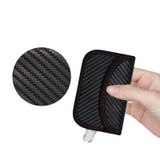  Hộp đựng thẻ RFID bằng sợi carbon Túi che chắn tín hiệu Chìa khóa ô tô chống bức xạ 11,5 x 7,5cm 