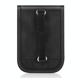 Double Buckle Car Key Signal Shield Túi Anti-Magnetic Thẻ RFID Case (Màu đen) 