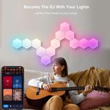  12 cái / Bộ đèn chơi game Ambient Light Smart Chiclet Backdrop Quantum Wall Light, Các phiên bản: Bluetooth 