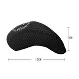  10 CÁI / Bộ 15X7 Mũ đội đầu Câu lạc bộ Golf chống nước và chống mài mòn Neoprene (Màu đen) 