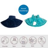  Miếng đệm vai Flannel làm nóng bằng Graphene, Thông số kỹ thuật: Phích cắm EU (Xanh hồ) 