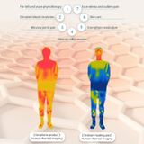  Miếng đệm vai Flannel làm nóng bằng Graphene, Thông số kỹ thuật: Phích cắm EU (Xanh hồ) 