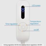  Miếng đệm vai Flannel làm nóng bằng Graphene, Thông số kỹ thuật: Phích cắm EU (Xanh hồ) 