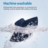  Miếng đệm vai Flannel làm nóng bằng Graphene, Thông số kỹ thuật: Phích cắm EU (Xanh hồ) 