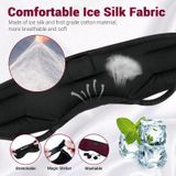  Mặt nạ ngủ Bluetooth 5.2 Tai nghe bảo vệ mắt âm nhạc thông minh (Màu đen) 