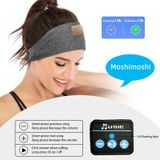  Tai nghe Bluetooth Headband Mặt nạ ngủ để chạy tập luyện khi ngủ bên (Hemp Grey) 