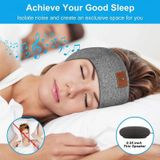  Tai nghe Bluetooth Headband Mặt nạ ngủ để chạy tập luyện khi ngủ bên (Hemp Grey) 