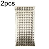  D8649-240 2 cái Túi đựng kính chống nước di động bằng da PU Bullet, Màu sắc: Vàng 