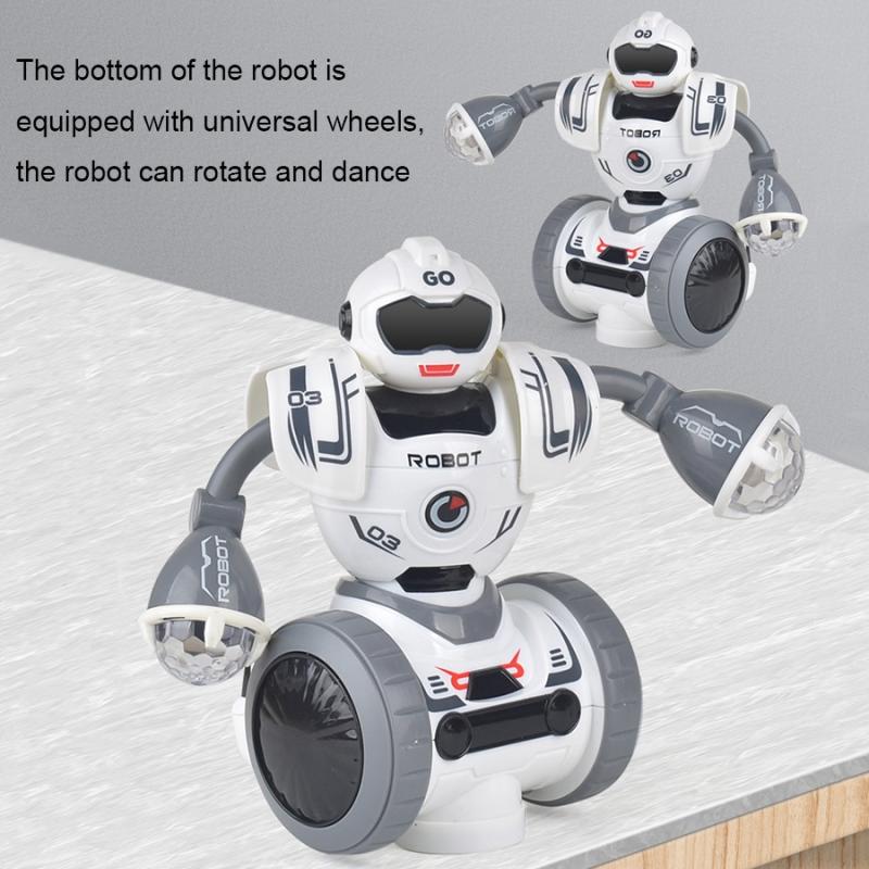 Robot Bailarín Giratorio - ¡Música y Luces para Horas de Diversión! - ROBOT BAILARIN GIRATORIO-MUSICAL
