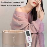  Máy mát xa đầu JKQ-121 Đa chức năng Máy nén nóng Nhức đầu Hỗ trợ giấc ngủ Dụng cụ trị liệu đầu (Màu hồng) 