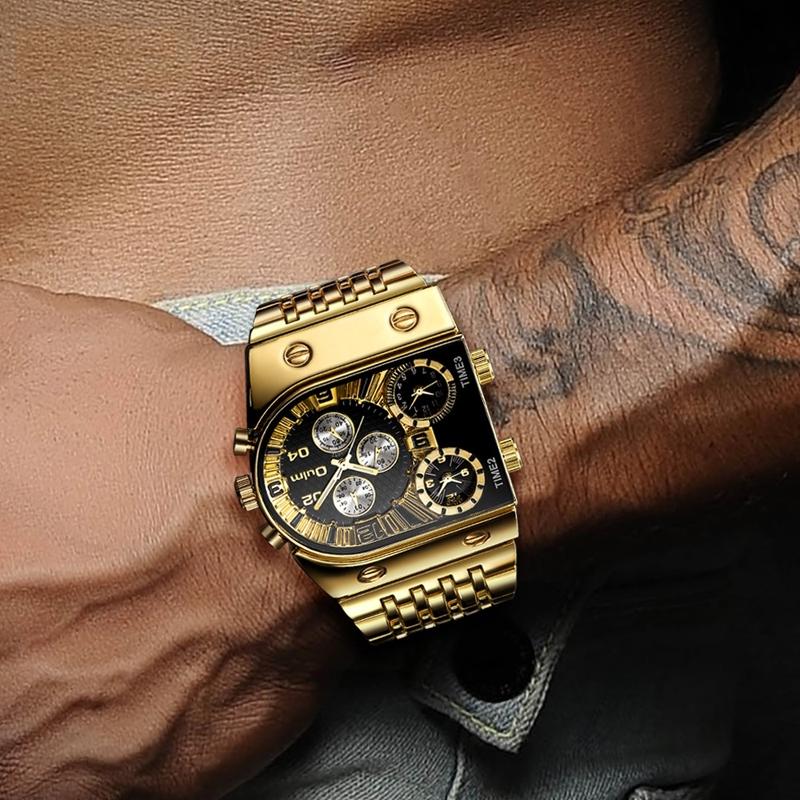 Reloj Casual Oulm 9115 para Caballero: Elegancia y Precisión en tu Muñeca - Reloj Casual Oulm 9115 Para Caballero