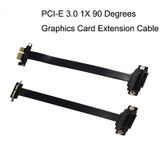  Card đồ họa PCI-E 3.0 1X 90 độ / Cáp mở rộng card mạng không dây, Chiều dài cáp: 10cm 