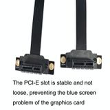  Cáp mở rộng khối bộ điều hợp card mạng không dây PCI-E 3.0 1X 180 độ, Chiều dài: 10 cm 