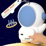  6052 Cartoon Space Man Fan With Lanyard Portable Mini USB Sạc Quạt cầm tay (Màu hồng) 