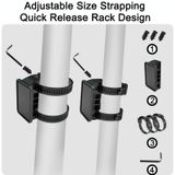  WILD MAN ES8X Electric Scooter Xe đạp Tháo lắp nhanh Túi treo EVA Hard Shell Bag, Kích thước: 3L (Đen) 