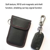  ZD-03-220 3 chiếc Da RFID Điều khiển từ xa Ô tô che chắn Vỏ chìa khóa Vỏ chìa khóa vuông đôi 