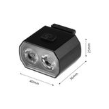  Đèn Pha Xe Đạp Đôi Hạt Đèn T6 + Bộ 16 Đèn LED Đuôi Bộ Sạc Mũ Bảo Hiểm Đèn Cảnh Báo 