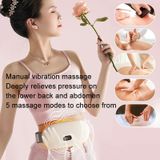  Đai làm ấm massage thông minh 2000mAh Máy mát xa bụng và eo bằng điện kỹ thuật số (Màu hồng) 