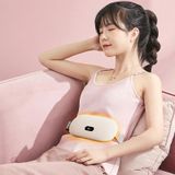  Đai làm ấm massage thông minh 2000mAh Máy mát xa bụng và eo bằng điện kỹ thuật số (Màu hồng) 