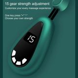  Máy mát xa cổ tử cung mặt dây chuyền XMG-770 Máy mát xa cổ xung đôi với máy nén nóng (Màu xanh da trời) 