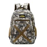  Ba lô du lịch ngụy trang Túi chống nước bắn tung tóe (Xám) 